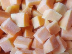 IQF sweet potato dice